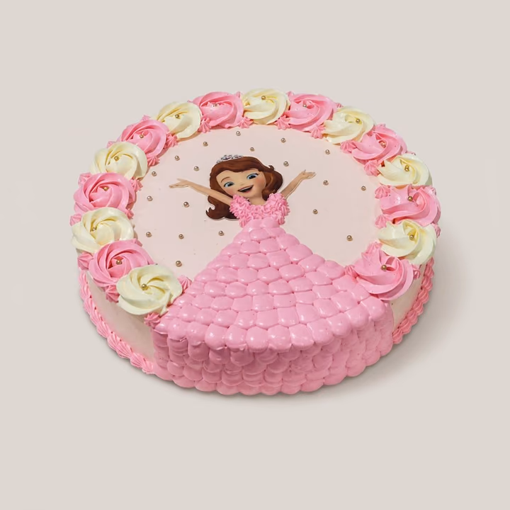 Sofia the First Photo Cake