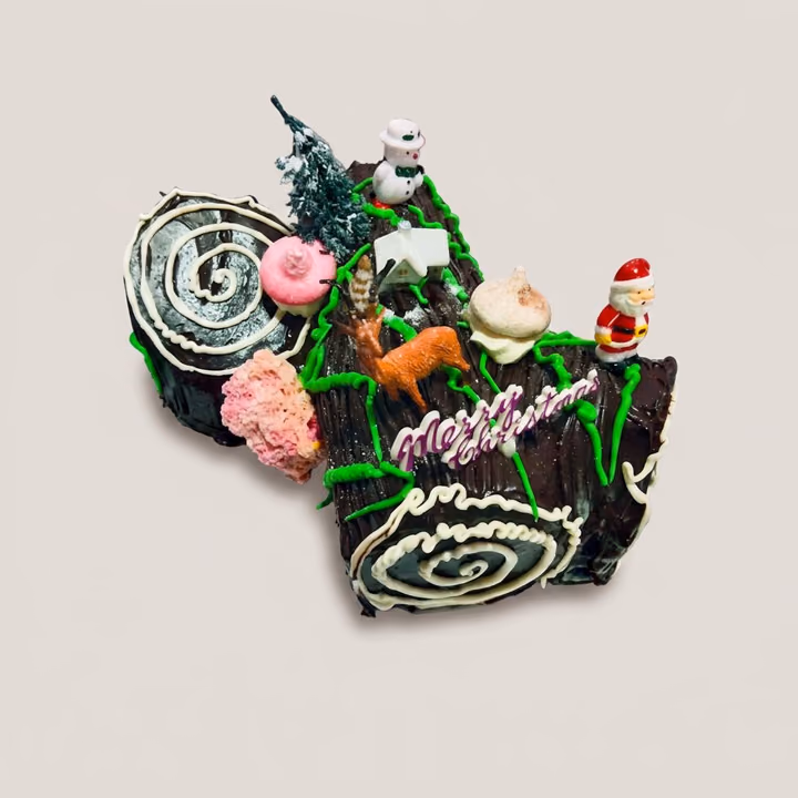 Christmas Yule Log Cake