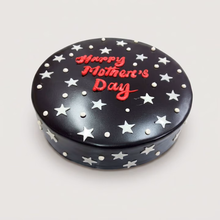 Mother’s Day White Chocolate Star Cake